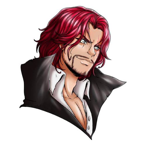 海贼王动漫四皇红发香克斯个性贴纸车门车身划痕遮挡装饰改装贴画