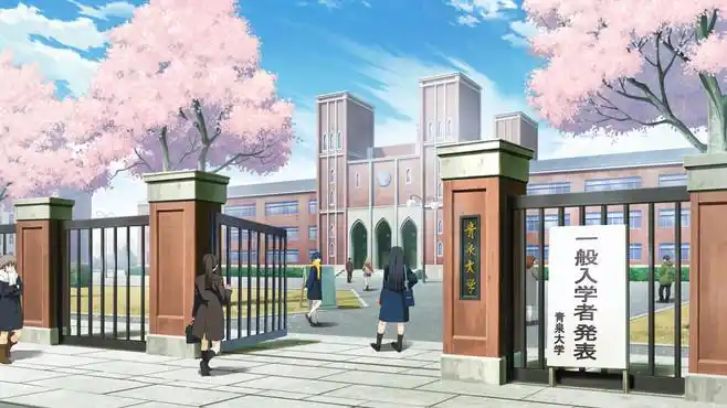 卡通日系动漫教室学校场景背景图绘画插画手绘上色临摹参考素材350