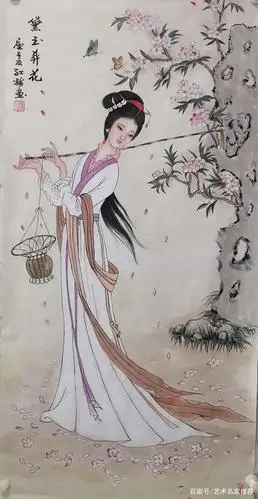 当代人物画家李美英仕女图