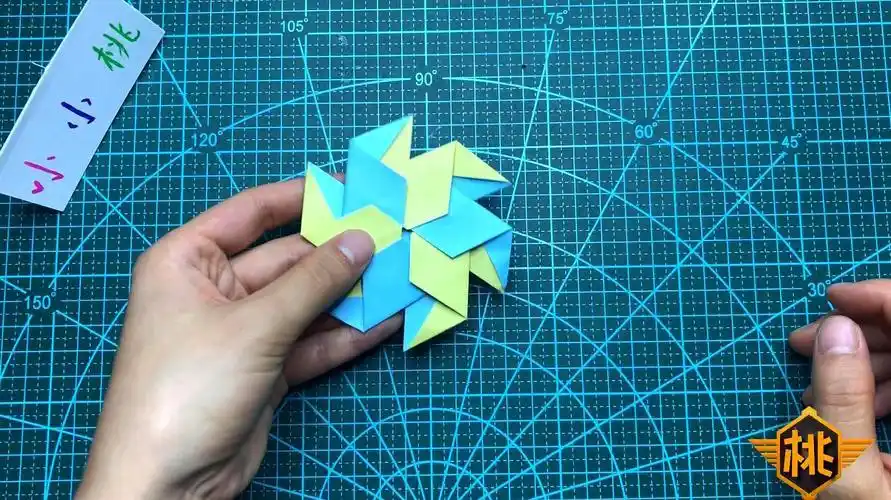 六边形的折法图解折纸花球图解教程六角花组合花球亲子手工六角星折纸