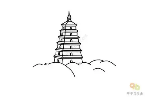 塔的简笔画塔的简笔画图片大全