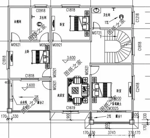 农村自建房室内户型图设计,小编最喜欢第二套,你们觉得呢?