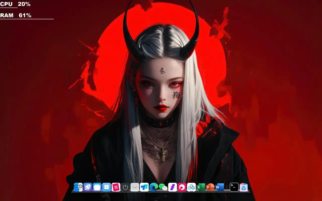 那些一眼就能让你心动的桌面壁纸.1.witch 2.折翼天使 - 抖音