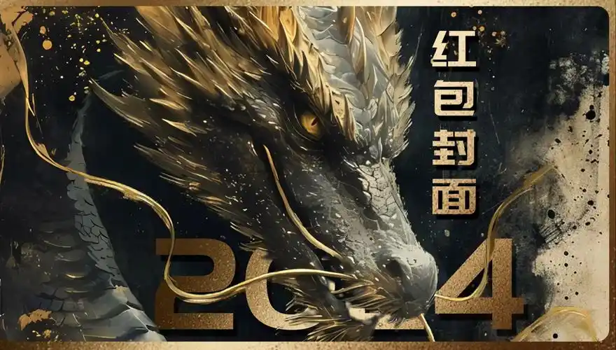 送你一个龙年霸气红包封面