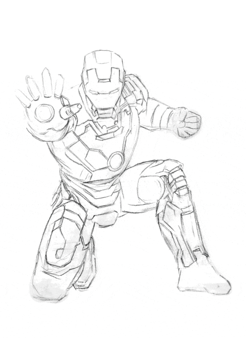 绘画启蒙班丨漫威宇宙的c位是他钢铁侠