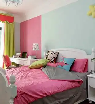 多样的图案除了颜色需要多彩以外,儿童房的图案上也不建议全部采用