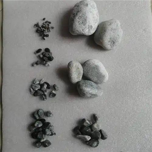 厂家批发 洗米石 灰色洗米石 灰色石子 灰色水磨石石子