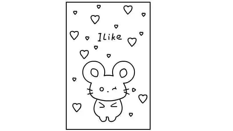 手绘封面图片简笔画