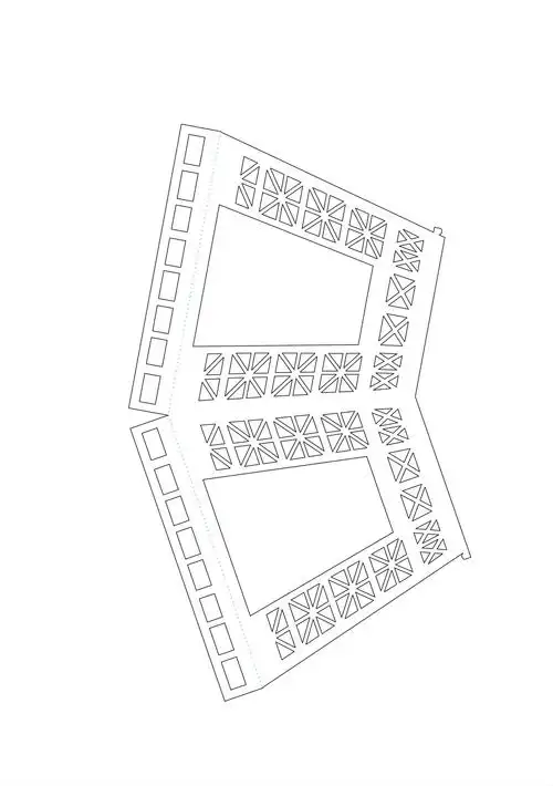 求埃菲尔铁塔的纸雕图纸.