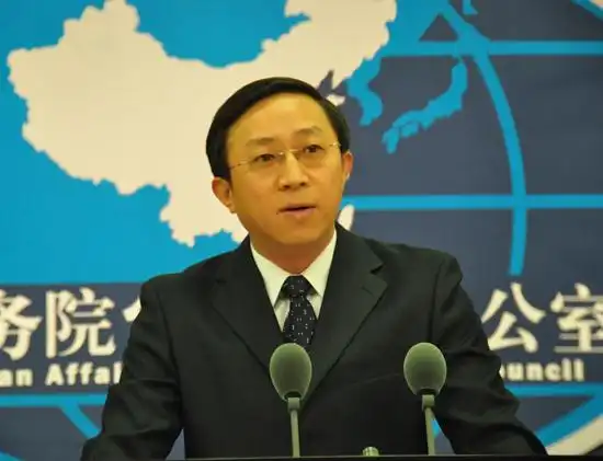 国台办发言人杨毅(人民网记者郭松 摄)