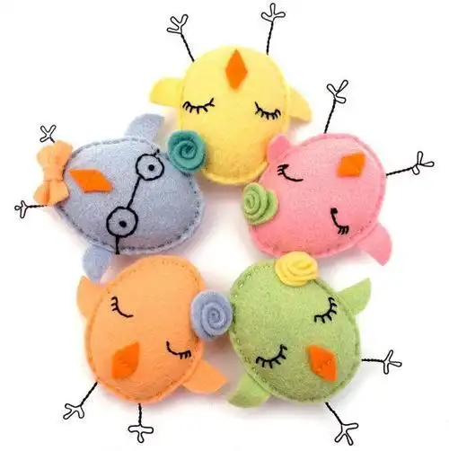 不织布简单玩偶剪纸的尺寸