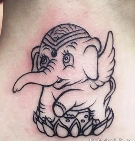 小象纹身_小象纹身图案_纹身小象图片大全_第10页 - 纹身秀