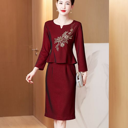 妈妈结婚礼服夏装