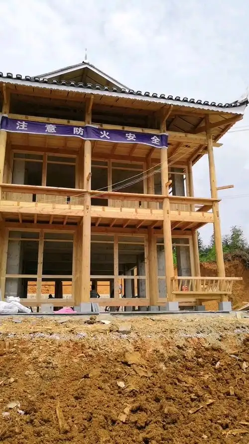 新年新气象#新建的木屋,现在很少了,贵州风景区!