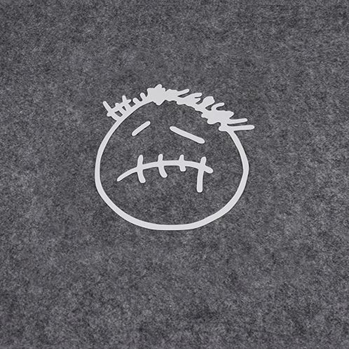 潮牌鬼脸travisscott汽车贴纸摩托创意个性窗玻璃侧窗手汽车装饰贴