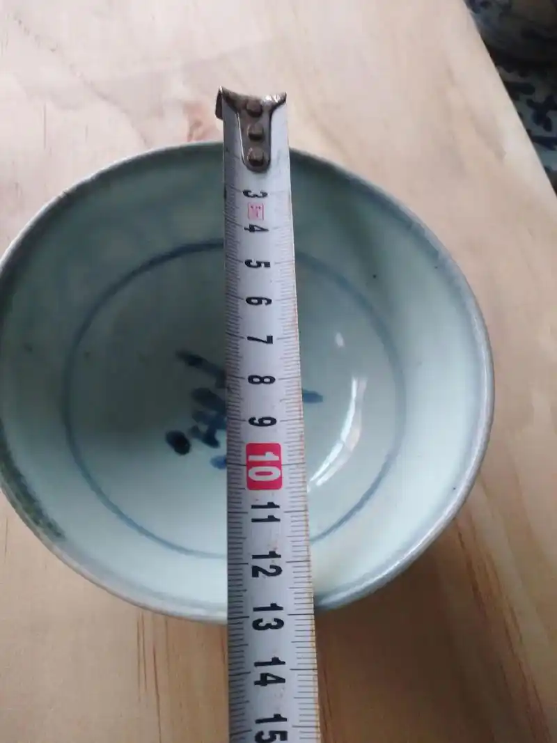 明代吉语"万古长青"青花碗欣赏! - 抖音