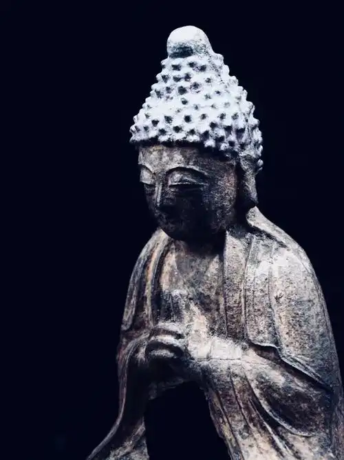 有缘购入一尊明代铁佛