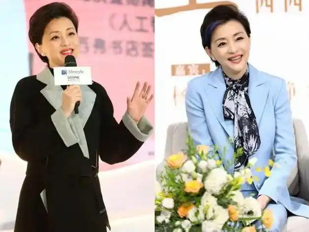 被55岁杨澜穿搭惊艳了不服老不扮嫩满身优雅贵气
