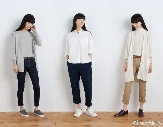 muji无印良品女士秋冬穿搭lookbook每一套都是百年经典