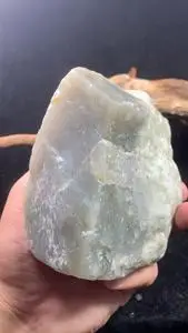 天然和田玉青海料昆仑玉原石白玉毛料.尺寸长105mm宽95m