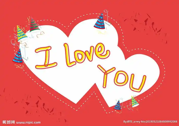 爱心贺卡图片