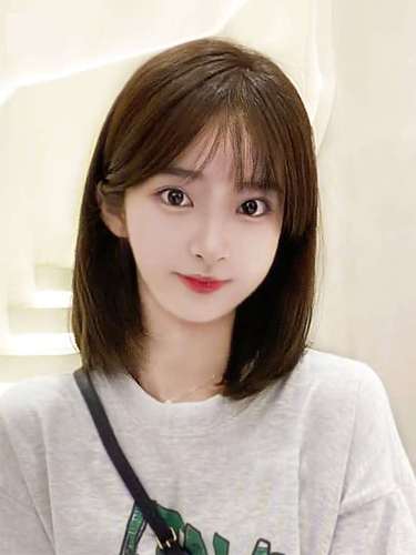 假发套女真人发丝高端头套2021年新款全真人发短发年轻流行仿真