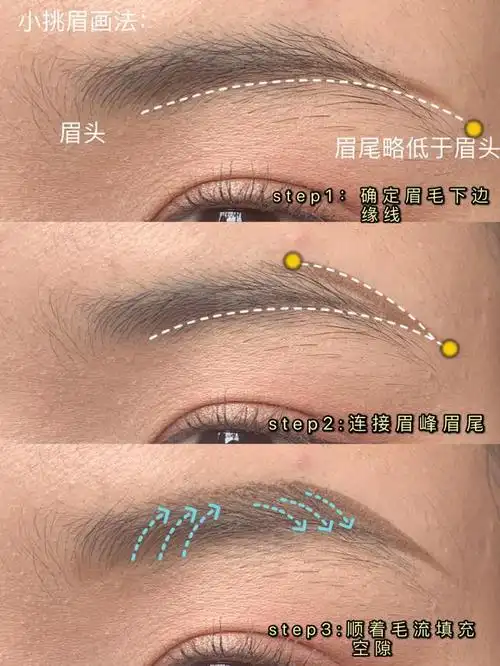 眉毛画不好!何谈精致!look这些简单的画眉技巧吧!