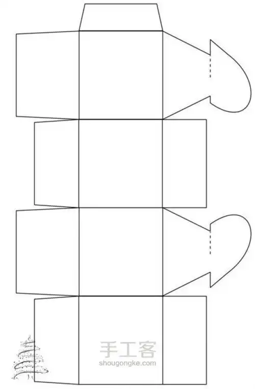 母亲节爱心折纸包装盒制作