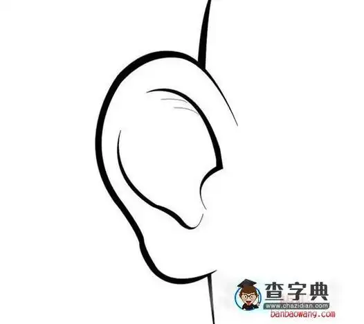 卡通小耳朵简笔画