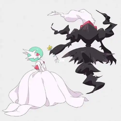 达克莱伊给沙奈朵送上小花花