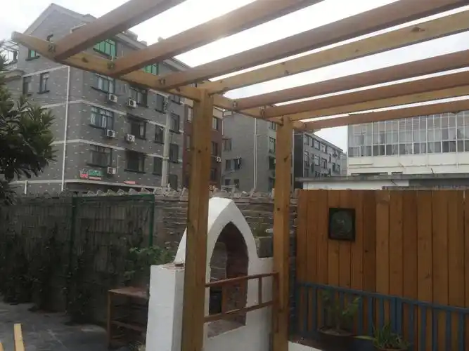 自己搭个省钱的葡萄架