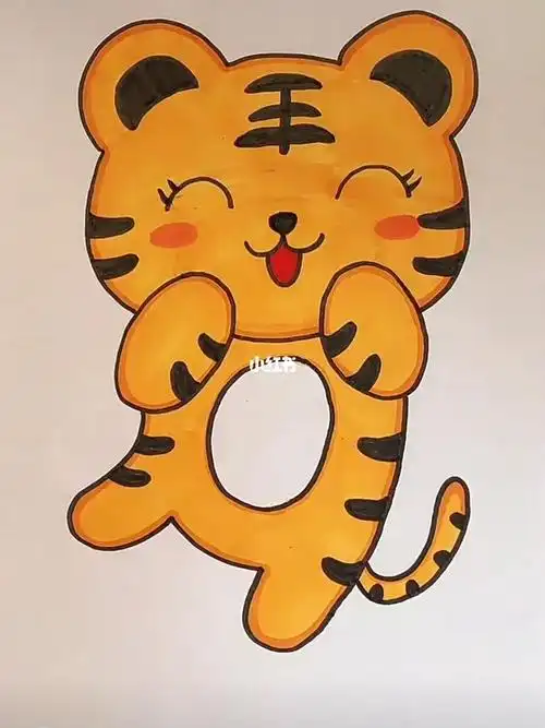 新年可爱小老虎