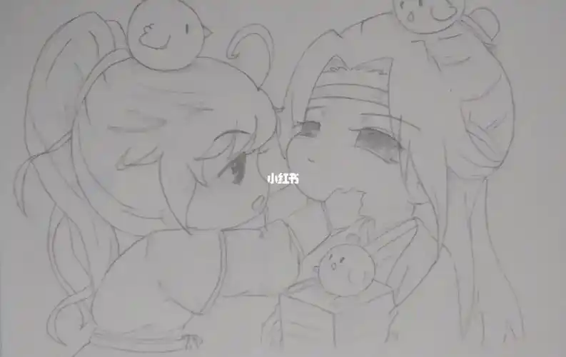 我的绘画日常  #魔道祖师忘羡  #魏无羡蓝忘机