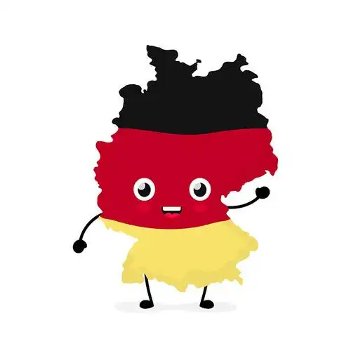 可爱滑稽笑开心德插画下载