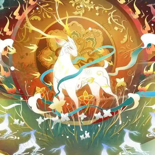 鲜活万物 | 万物皆可敦煌 · 邂逅九色鹿的传说 - 敦煌博物馆官方ip