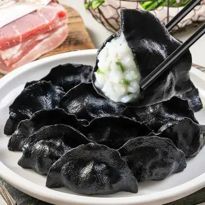 船歌鱼水饺墨鱼水饺460g*1袋24只蒸饺早餐速冻饺子煎饺 - 天猫超市 -