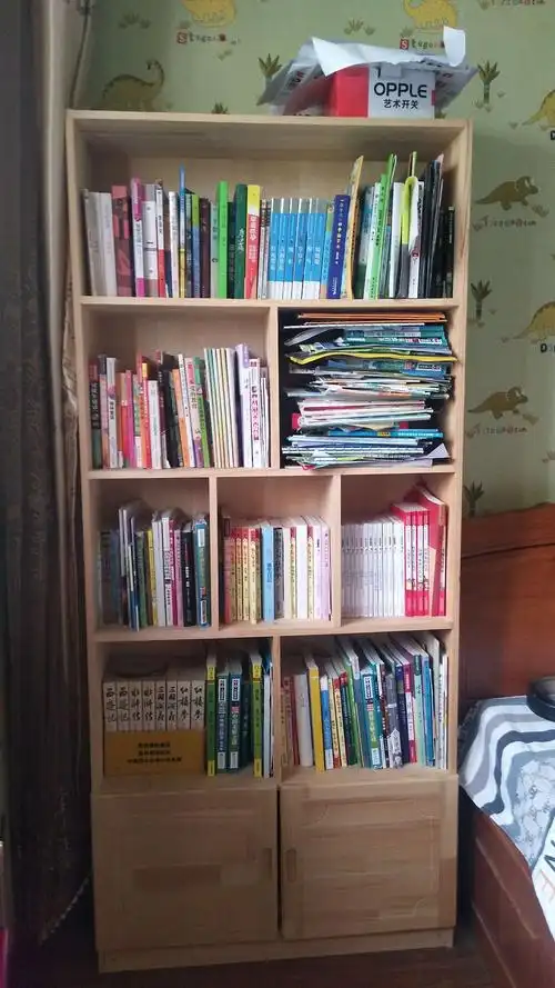 我家的书柜,满满的书.天文的,地理的,科幻的,小说