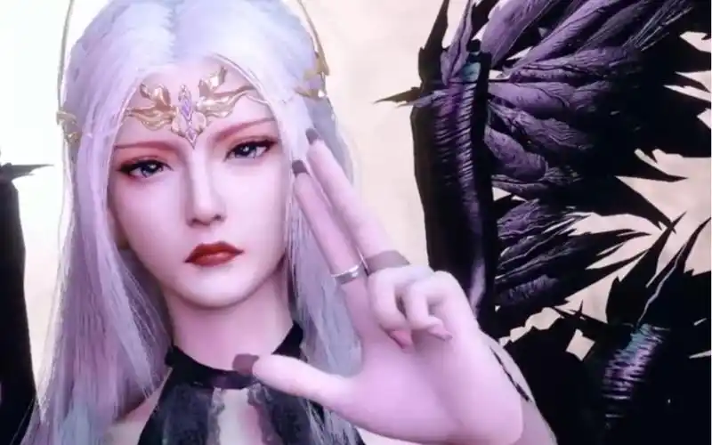 千仞雪 #国漫女神 #cosplay 黑暗千仞雪又飒又美#暗黑系