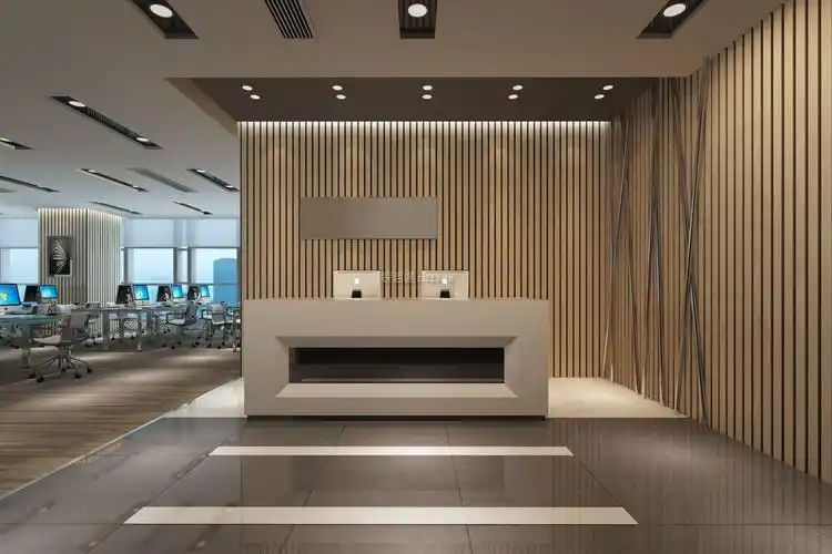 办公室前台设计 办公室前台装修设计