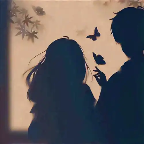 可爱卡通情侣头像一左一右配对图片