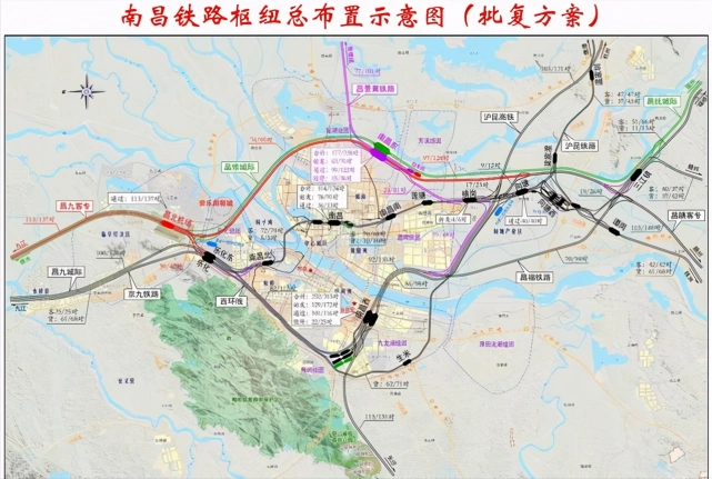 京港高铁跨线沪昆高铁南昌枢纽大布局,会不会被网友耻笑