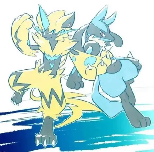 路卡利欧和捷拉奥拉真是一对