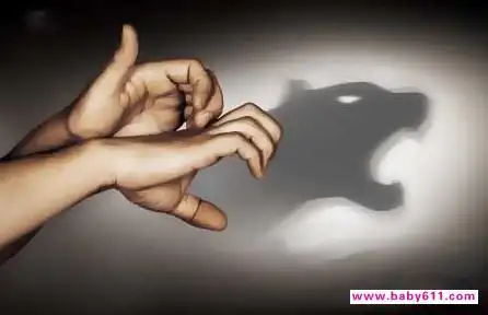 儿童手影:老虎的做法教程 [图解]