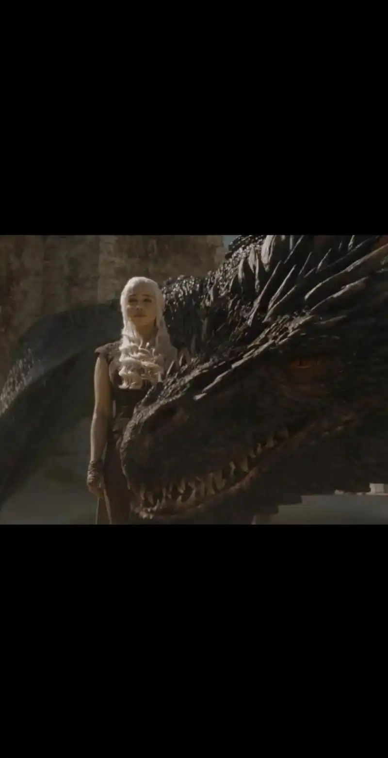 丹妮莉丝·坦格利安.龙妈太美啦999999#权利的游戏 #龙 - 抖音