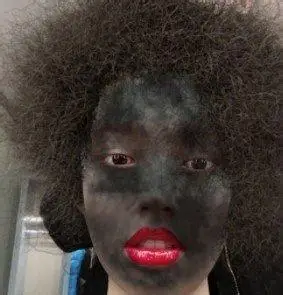 黑脸 爆炸头 男孩 表情 - 趣表情,一个充满欢乐的表情包乐园