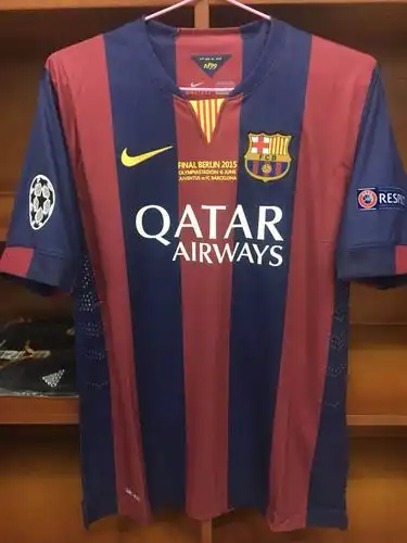 1415巴萨欧冠决赛怀念msn组合球服10号梅西足球服