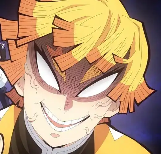 表情包丨自截无修丨    鬼灭之刃柱训练篇,我妻善逸,搞怪表情包截图