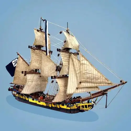 乐高lego海盗船moc