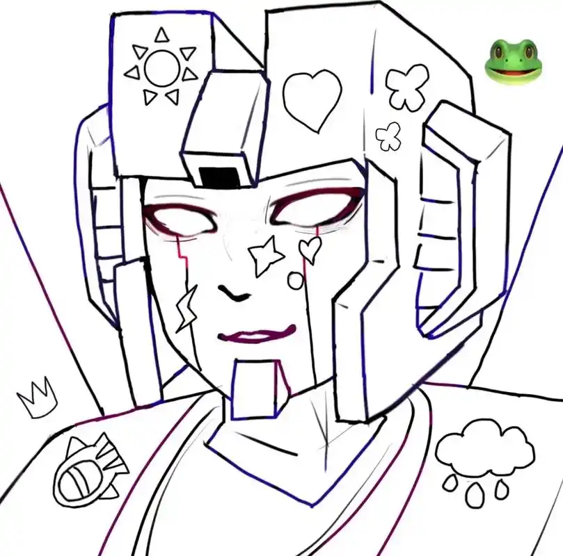 tfp#变形金刚#红蜘蛛#绘画 #日常摸鱼  服了,机子怎 - 抖音