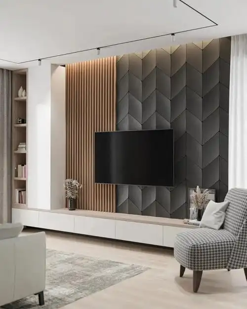 28款大气电视背景墙案例,惊艳你周围的亲戚朋友,赶紧收藏!